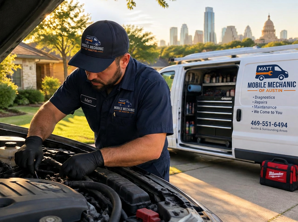 A/C & Heating Repair by a mobile mechanic in Austin